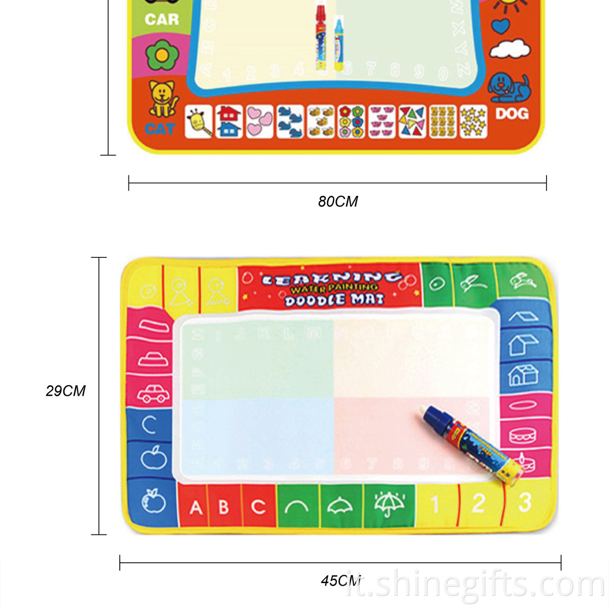 Painting Educational Toys Coloring Kids Playing Painting Toy Magic Large Water Drawing Mat